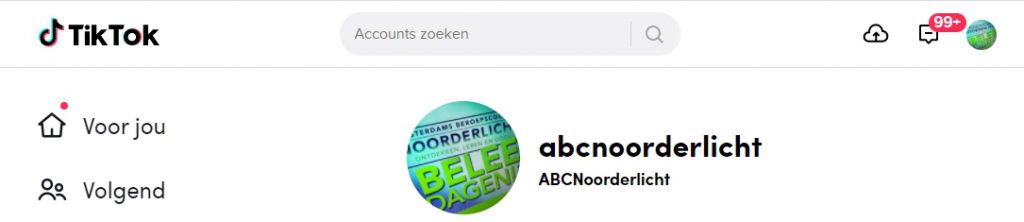 Volg ABC Noorderlicht op Tiktok.com